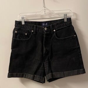 GAP vintage Women's Black Jean Shorts